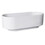 Solid surface bathtub matt white W1240120455