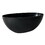 1400mm free standing artificial stone solid surface bathtub Matte Black W1240P163430