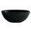 1400mm free standing artificial stone solid surface bathtub Matte Black W1240P163430