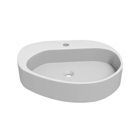 FS154A-580 Solid surface basin with chrome drain W1240P186745