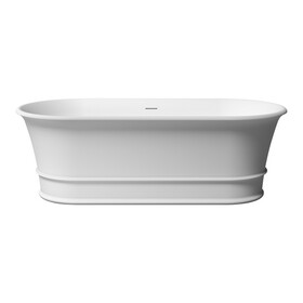 67" free standing artificial stone solid surface bathtub W1240P204059