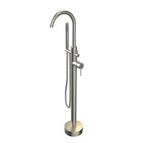 Brushed Freestanding Bathtub Faucet with Hand Shower W1240P206398