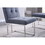 Modern Velvet Dining Chair Set of 2, Tufted Design and Silver Finish Stainless Base W1241122223