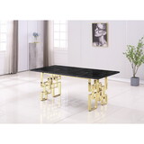 Contemporary Rectangular Marble Table, 0.71