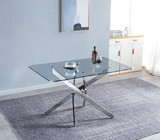 Modern Glass Table for Dining Room/Kitchen, 0.39