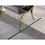 Modern Tempered Glass Top Dining Table, Gold Mirrored Finish W1241S00107