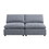 Modular Sectional Sofa Set, Self-customization Design Sofa, Grey W1241S00179