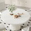59" Round White MDF Dining Table for Minimalist Design W1241S00249