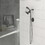 Multi Function Dual Shower Head - Shower System with 5" Rain Showerhead, 5-Function Hand Shower, Matte Black W1243102470