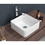 15x15 inch White Ceramic Square Vessel Bathroom Sink W1243124768