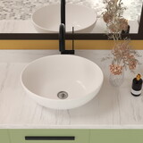 16x13 inch White Ceramic Oval Vessel Bathroom Sink W1243124918
