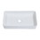 24"x14" White Ceramic Rectangular Vessel Bathroom Sink W1243124968