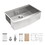 30 Farmhouse Sink Workstation - 30*21*9 inch Kitchen Sink Stainless Steel 18 gauge Apron Front Kitchen Sink W1243131220