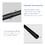 Window Single Curtain Rod- Adjustable sizes: 28"-48", Black W1243137300