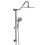 Shower Set - 10inch Overhead Shower and Hand Shower, Round Shower Set, Dual Shower Heads, Chrome W124357627