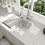 15 inch Undermount Sink - Beslend 15"x17"x10" Undermount Stainless Steel Kitchen Sink 16 Gauge Single Bowl Kitchen Sink 9 inch Deep Bar/Prep Sink Basin W124358701