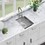 Bar Sink Undermount - Sarlai 14"x18" Undermount Single Bowl Stainless Steel Bar Prep Sink Small Kitchen Sink W124360236