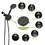 Multi Function Dual Shower Head - Shower System with 4.7" Rain Showerhead, 7-Function Hand Shower, Matte Black W124362264
