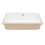 18"x12" White Ceramic Rectangular Undermount Bathroom Sink with Overflow W1243P168705