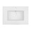 30.2"x18.5" White Rectangular Single Vanity Top with 1 Faucet Hole and Overflow (Sink Only) W1243P168731