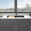 Quartz Kitchen Sink - 30x19" Black granite composite Workstation undermount kitchen sink