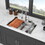 33" Drop in Kitchen Sink - 33*22 inch Kitchen Sink Drop-in Topmount Single Bowl 16 Gauge Stainless Steel Ledge Workstation Kitchen Sinks W1243P195570