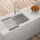 17 inch Undermount Sink - 17"x19"x10" 16 Gauge Single Bowl Kitchen Sink 10 inch Deep Bar/Prep Sink Basin W1243P195614
