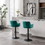 Bar Stools Set of 2 - Adjustable Barstools with Back and Footrest, Counter Height Bar Chairs for Kitchen, Pub -Green W124983612