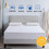 Memory Foam Twin Mattress, 10 inch Gel Memory Foam Mattress for a Cool Sleep, Bed in a Box, Green Tea Infused, CertiPUR-US Certified, Made in USA W125343073