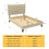 Upholstered Platform Bed Frame Queen / Headboad and Storage /Wood Slat Support / Dark Grey W125349292