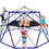 10FT Climbing Dome for Kids Jungle Gym Apply to Park Dome Climber with Hammock Playground Equipment W1262P168490