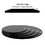 24" inch Round Tempered Glass Table Top Black Glass 3/8inch Thick Beveled Polished Edge W1265118640