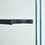 60 in. W x 76 in. HSliding Framed Shower Door in Black Finish with Clear Glass W127253517