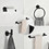 6 Piece Bathroom Towel Rack Set Wall Mount W127256787