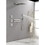 Wall Mounted Waterfall Rain Shower System with 3 Body Sprays & Handheld Shower W127262946