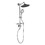 ShowerSpas Shower System, with 10" Rain Showerhead, 4-Function Hand Shower, Adjustable Slide Bar and Soap Dish W127281834