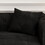 Sofa includes 2 pillows, 83 "black velvet triple sofa, suitable for large and small Spaces W1278131611