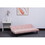 2534B Sofa converts into sofa bed 66" pink velvet sofa bed suitable for family living room, apartment, bedroom W127860393