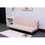 2534B Sofa converts into sofa bed 66" pink velvet sofa bed suitable for family living room, apartment, bedroom W127860393