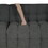 102-inch gray teddy velvet sofa with two throw pillows in living room Bedroom apartment sofa supported by hardware feet W1278S00022