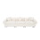 24005 beige teddy-wool fabric with 3 pillows, three-seat sofa can be placed in living room and other scenes W1278S00050