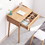 Dresser Bistro Table dresser 100% solid table table desk top table dresser compact dresser accessories storage width 60cm storage drawer natural wood natural W128362455