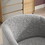 30.7"W Boucle Upholstered Swivel Cuddle Accent Round Barrel Chair Modern Single Sofa, 360 Degree Circle Club Armchair for Nursery Bedroom Living Room Coffe Bar Lounge Hotel. Gray W1298140791