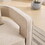 29.1"W Swivel Accent Open Back Chair Modern Comfy Sofa Chair with Weathered Base for Nursery Bedroom Living Room Hotel Office, Club Chair Leisure Arm Chair for Lounge (Beige,Linen Blend) W1298P192481