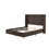 B100S Queen bed with one nightstand, Button designed Headboard,strong wooden slats + metal legs with Electroplate W1302S00027