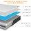 Full size Mattresses,Memory Foam Hybrid Queen Mattresses in a Box,Individual Pocket Spring Breathable Comfortable for Sleep Supportive and Pressure Relief W1303131354