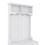 Hall Tree with Storage Shoe Bench for Entryway and Hallway, 4-in-1 Design Coat Racks with 4 Hooks for Living Room, White W1307113678