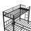 Twin over Twin & Twin Bunk Beds for 3, Twin XL over Twin & Twin Bunk Bed Metal Triple Bunk Bed, Black(Pre-sale date: October 31st) W1307S00017