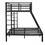 Metal Twin XL over Queen Bunk Bed for Teens and Adults,Space-Saving/Noise Reduced/No Box Spring Needed) W1307S00019