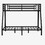 Metal Twin XL over Queen Bunk Bed for Teens and Adults,Space-Saving/Noise Reduced/No Box Spring Needed) W1307S00019